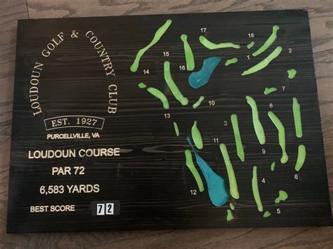 Customized Golf Course Maps Any Course Track Your Best Etsy