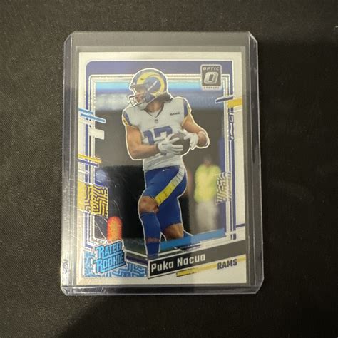 Puka Nacua 2023 Donruss Optic Base Rookie Card 238 Rams EBay