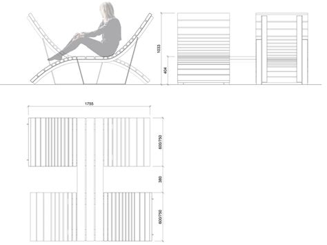 SQUARE CHAISE LONGUE Frepat Urban Street Furniture