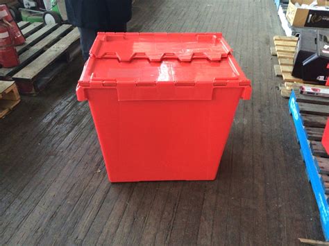 Removalists Red Plastic Crates Size 700 X 600 X 600 High Each With