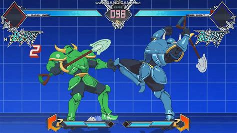 Mugen Shovel Knight Combo Exhibition Youtube