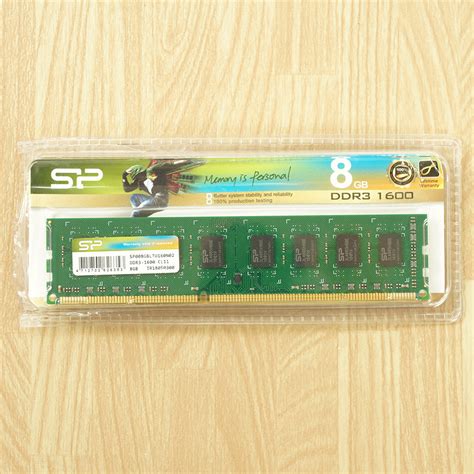 【目立った傷や汚れなし】ジャンク扱い Silicon Power シリコンパワー Sp008gbltu160n02 Ddr3 1600 8gb