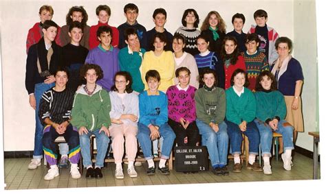 Photo de classe Seconde 3 de 1989 Lycée Saint julien Copains d avant