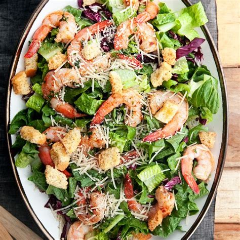 Garlic Shrimp Caesar Salad Recipe Its Ingredients Instructions