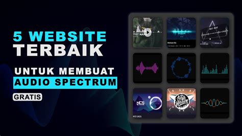 Tutorial Cara Membuat Audio Spectrum Tanpa Aplikasi 5 Website Pembuat