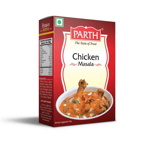 Parth Chicken Masala Packaging Type Box Packaging Size 50 G At Rs 1250 Kg In Ahmedabad