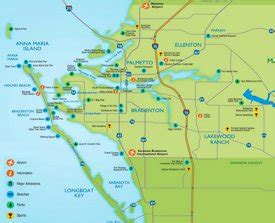 Map Of Bradenton Florida Area
