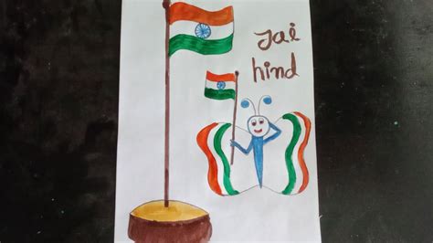 Beautiful Amazing India Flag Drawing Tutorial Very Nice Flag