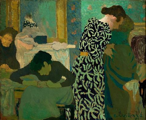 Édouard Vuillard 1891 The Flowered Dress O vestido estampado oil