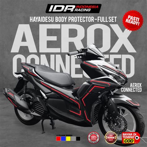 Hayaidesu AEROX 155 Connected Full Set Body Protector Aksesoris Yamaha