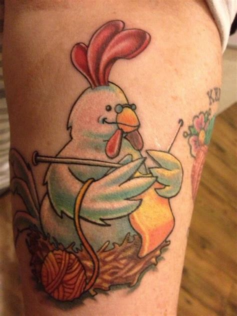 My Knitting Chicken Tattoo Peg Graham This Is Great But This Just