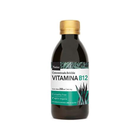 Suplemento Natier Vitamina B12 Concentrada X 250 Ml