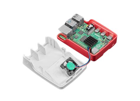 Official Raspberry Pi 4 Case Fan And Heatsink Adafruit Mouser