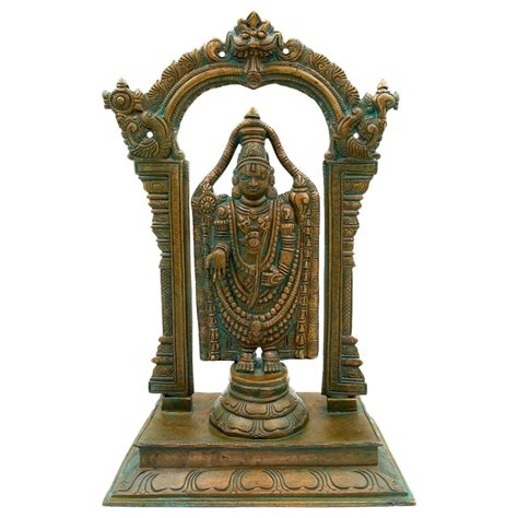 Bhunes Bronze Venkateswara Idols With Prabhavali Lord Srinivasa Balaji Figurine Tirupati