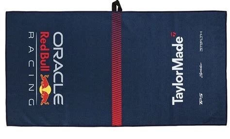 Taylormadexoracleredbullracingbaggolftowelinhandreadyto