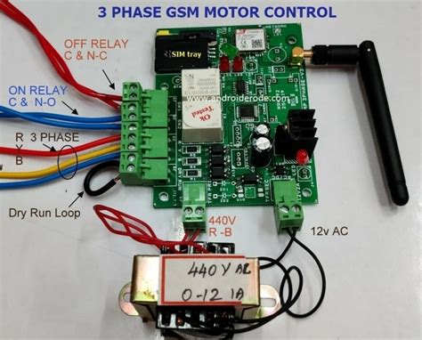 How To Run 3Phase Motor With GSM