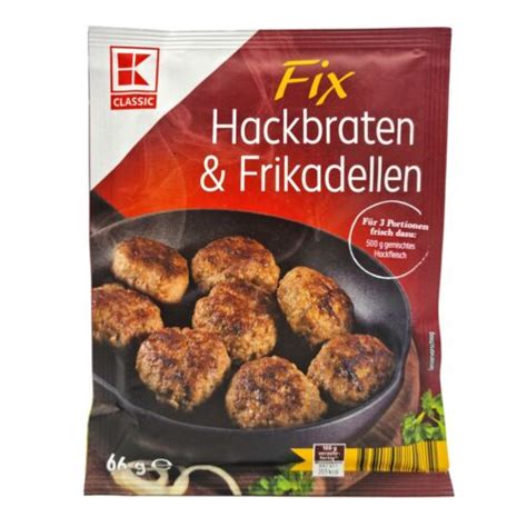 X K Classic Spice Fix Hackbraten Frikadellen Meat Loaf Meatballs