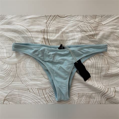 Nasty Gal Swim Nasty Gal 7s Style Light Blue Bikini Bottom Poshmark