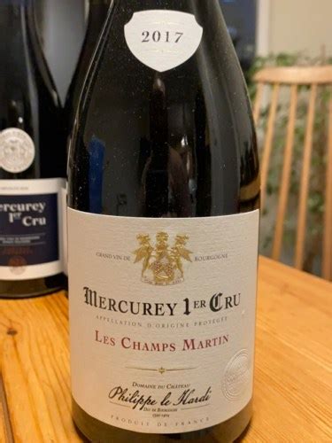 Ch Teau Philippe Le Hardi Mercurey Er Cru Les Champs Martin Vivino Us