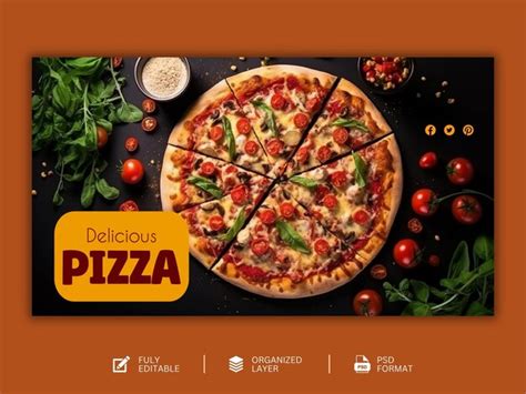 Premium Psd Food Menu And Delicious Pizza Graphic Design Template