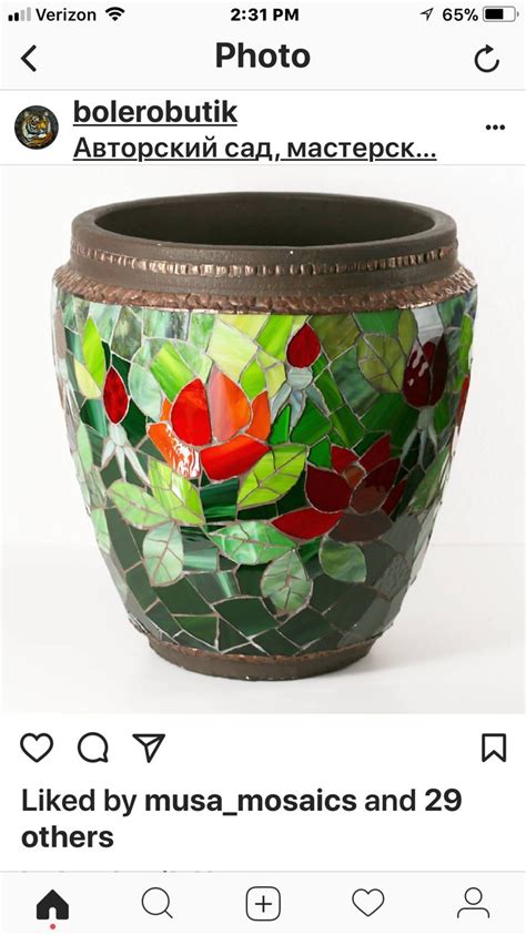 Pin By Judy On Mosaics Especially Peacock Ideas Mosaic Flower Pots