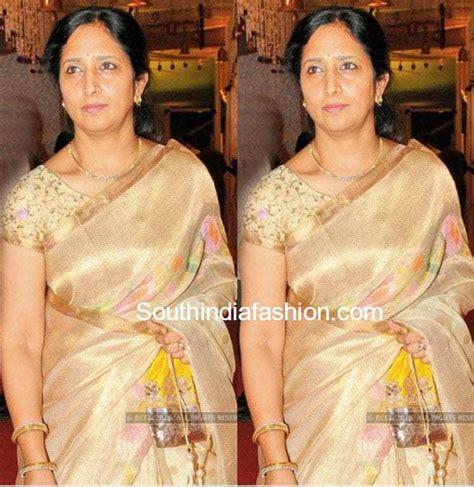 Venkatesh wife Neeraja spotted at a wedding – South India Fashion