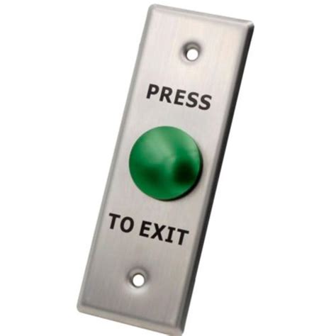 X2 Press To Exit Button Mushroom Small X2 Exit 001 — Ctc Communications