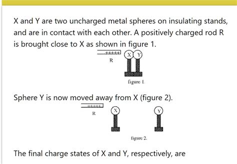 Solved A Neutral And Neutral B Negative And Positive C Positive And