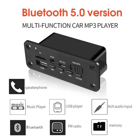 Kebidu Bluetooth Mp Wma Decoder Board Audio Module Usb Tf Radio