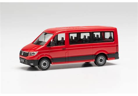 Herpa VW Crafter Bus Low Roof Red 095846