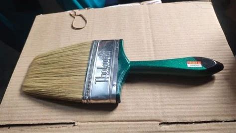 125mm Green Thakurji Wooden Handle Paint Brush At Rs 90 Piece Bristle