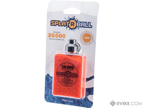 Splat R Ball Certified Water Gel Bead Bullets For Splat R Ball Gel