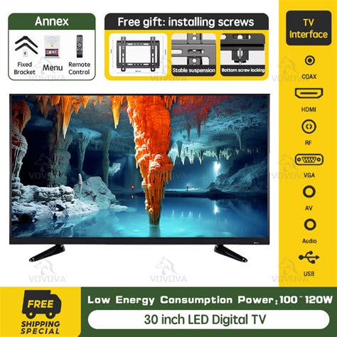 Vovova Smart Tv 50 32 30inch Full Hd Led Tv Flat Screen Smart Tv Sale Youtube Netflix Wifi