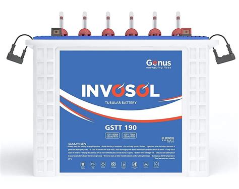 Genus Invosol GSTT190 150 Ah Solar Tall Tubular Battery At Rs 15920