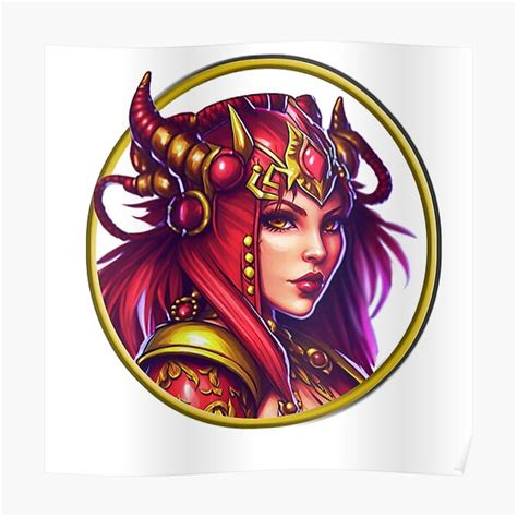 Alexstrasza Poster For Sale By A Artistries Redbubble