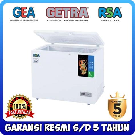 Jual Chest Freezer Rsa Cf Box Lemari Pembeku Liter Original