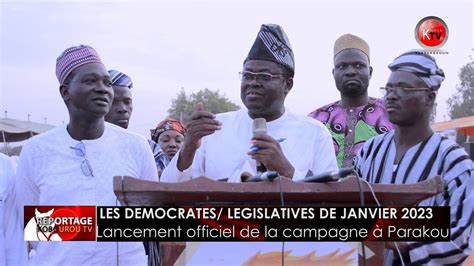 Les Democrates Lancent Officiellement La Campagne Electorale Des Legislatives De Janvier 2023