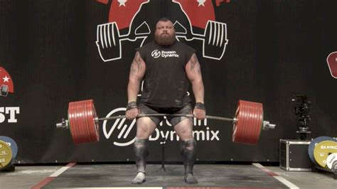 Eddie Hall Deadlifts 500kg For A New World Record Floelite