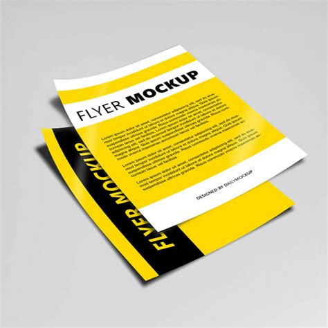 PSD Flyer Mockup Free Template » CSS Author