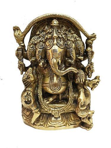 Rust Proof Brass Five Head Lord Ganesha Statue At Best Price In Jaipur