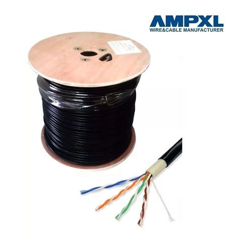 ROLLO DE CABLE UTP CAT6 AMPXL NEGRO TECNIT