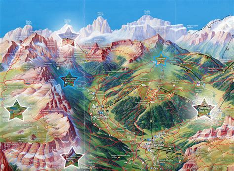 Dolomites Hiking Map