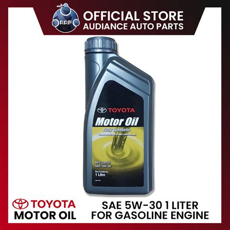 ORIGINAL TOYOTA MOTOR OIL SAE 5W 30 1 Liter Shopee Philippines