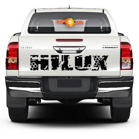 Toyota Hilux 2016 2022 Vinyl Decal Sticker Graphics Kit Rear Destroyed