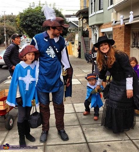 Three Musketeers and Milady Family Halloween Costume