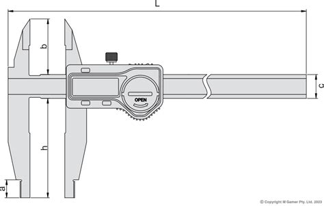 Digital Caliper - Accud Australia