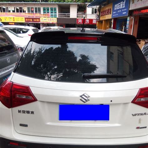 For Suzuki Vitara Spoiler 2016 2017 Model Spoiler High Quality Abs Material Car Rear Wing Paint