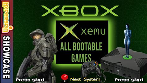 Hyperspin Showcase Microsoft Xbox Xemu Bootable Games Youtube