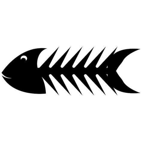 Premium Vector Fishbone Logo Vector Illustration Design Template