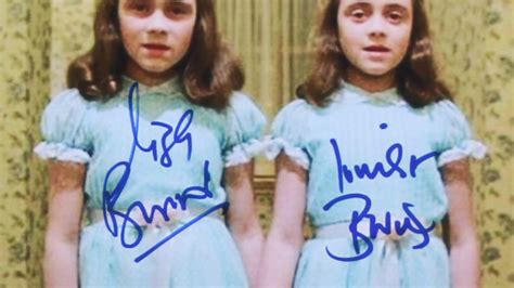 Lisa Burns Louise Burns Signed The Shining X Photo Legends Coa